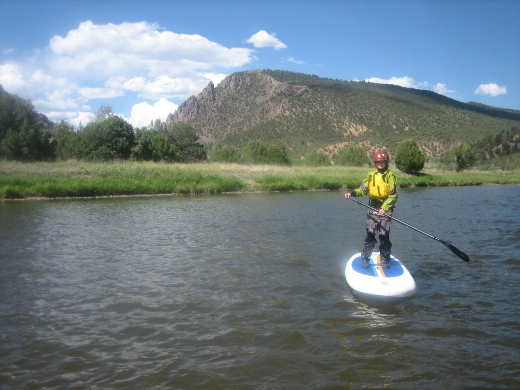 The Stand Up Paddleboards kept the kids thoroughly entertained.